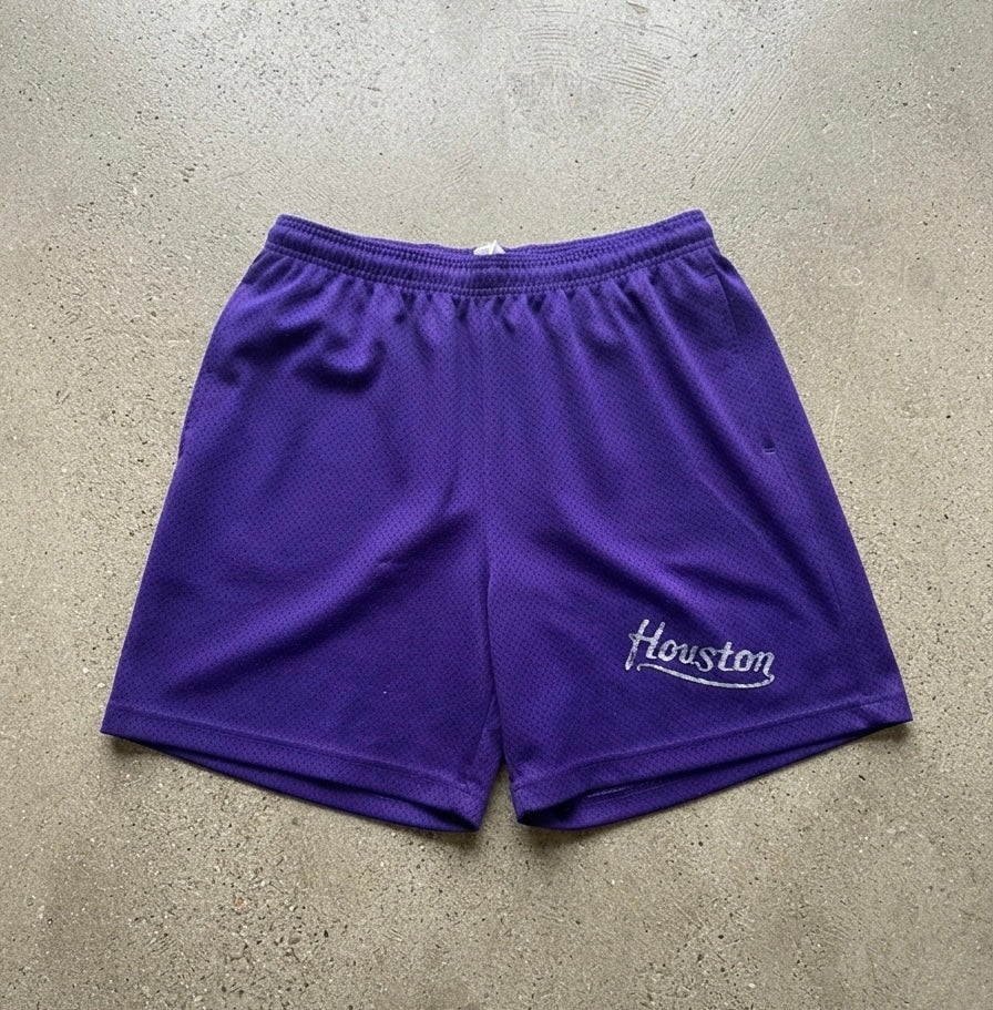Purple Houston shorts